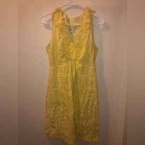 Bright Yellow Dress Size 10